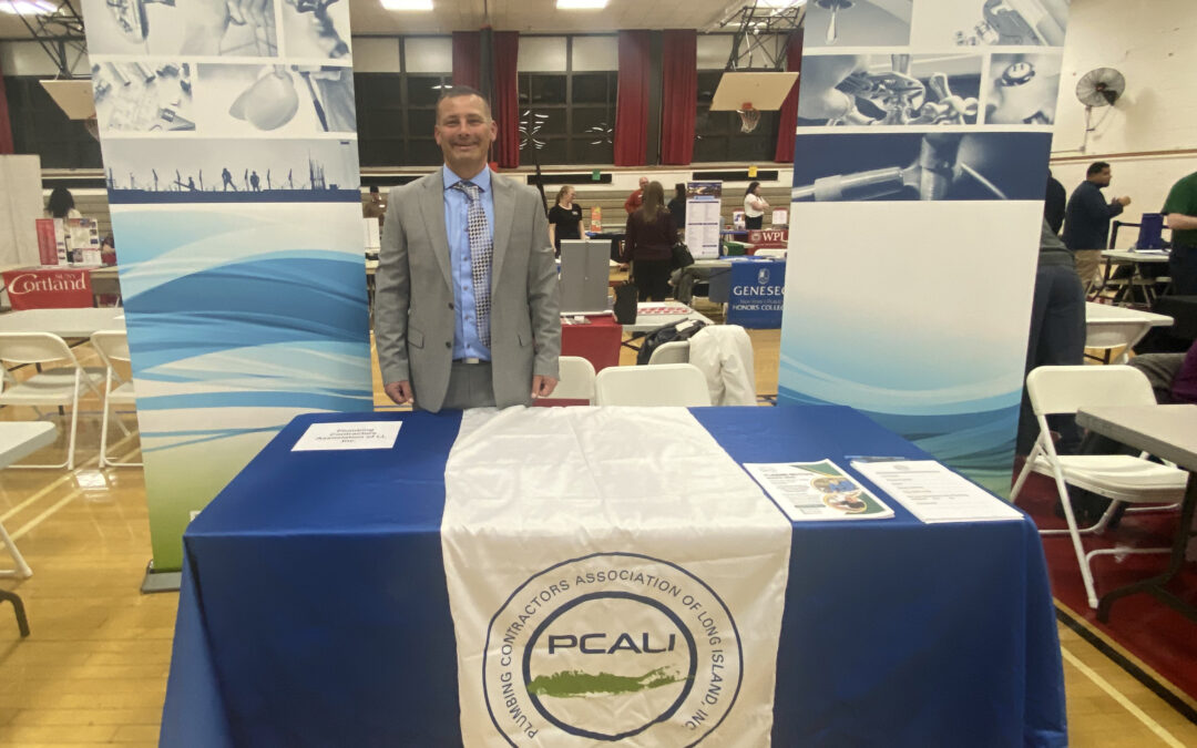 Showcasing our PCALI Plumbing Institute at the Levittown District-Wide Career and Trade Show
