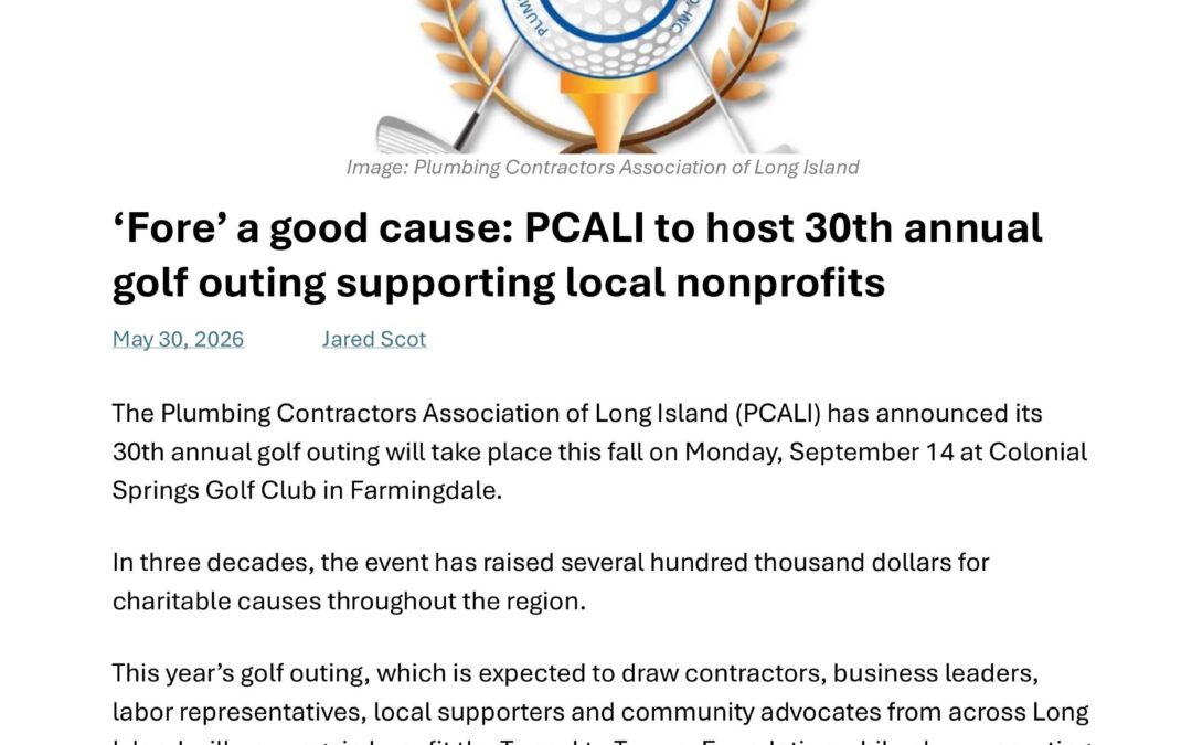 Thank You LI Times: “‘Fore’ a good cause: PCALI to host 30th annual golf outing supporting local nonprofits”